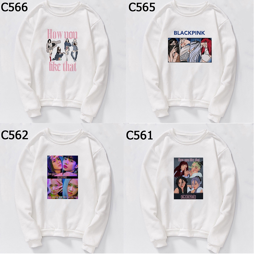 【Hàng Sẵn Sàng! Áo Hoodies BLACKPINK Thời Trang Dành Cho Nữ