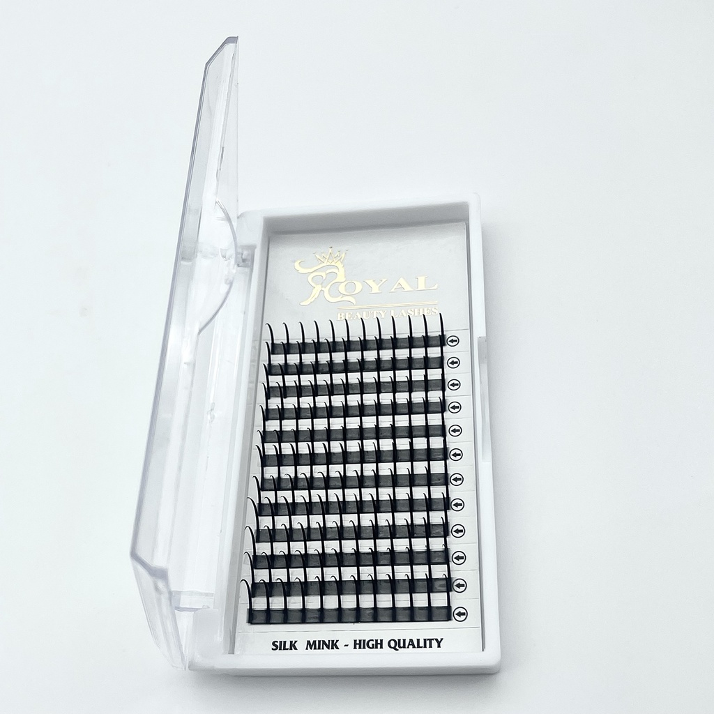 Mi Trụ ROYAL EYELASH Katun Wispy Lông Chồn Cao Cấp Mix Size 12 -15mm