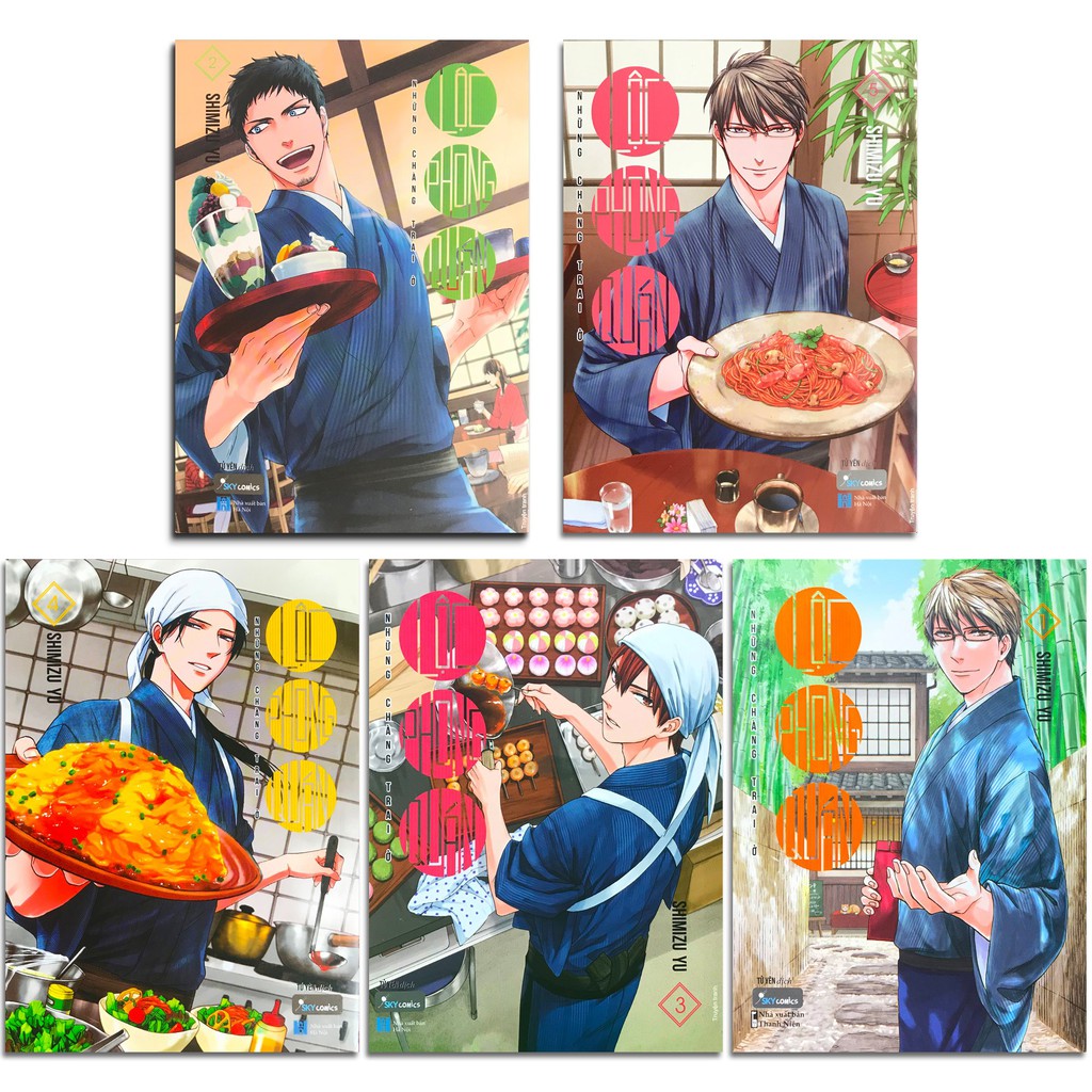 Sách - Những Chàng Trai Ở Lộc Phong Quán (Combo 5 quyển tập 1,2,3,4,5) | BigBuy360 - bigbuy360.vn