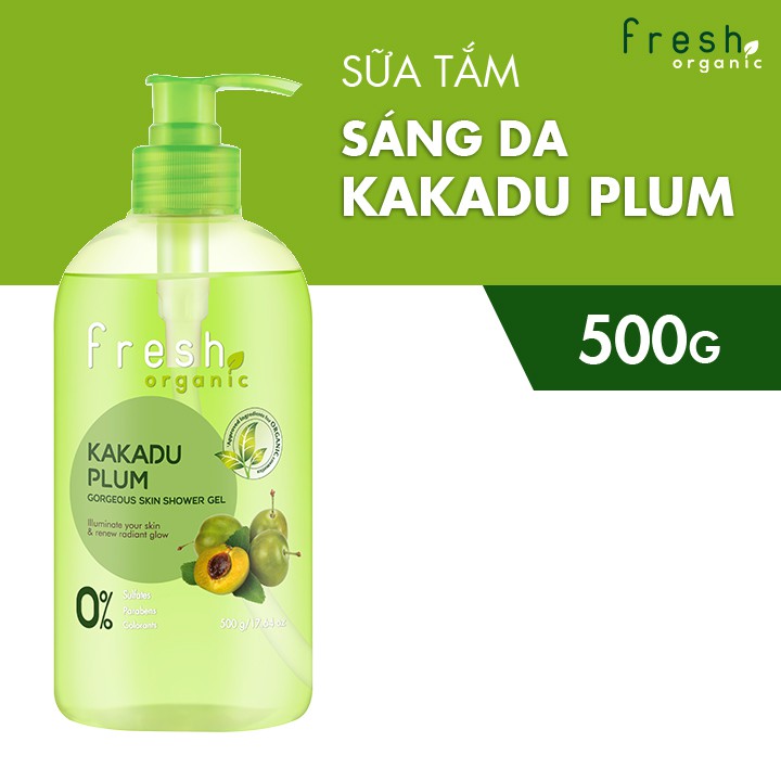 Gel Tắm Hữu Cơ Dưỡng Da Fresh Organic 500g