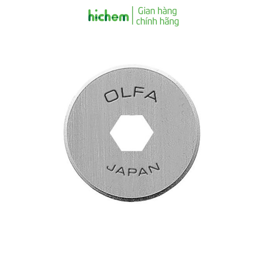 Lưỡi Dao OLFA RB18-2 Đường Kính 18mm, Thép Không Gỉ Thay Thế Cho RTY-4