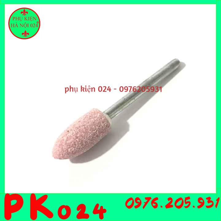 Combo Đá Mài Trục 3mm Đường Kính Mũi Từ 4-10mm Hình Trụ, Hình Nón