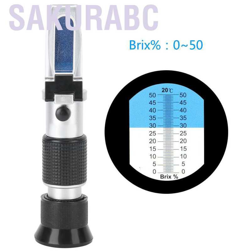 Khúc Xạ Kế 0-50% Đo Độ Ngọt  Máy đo độ ngọt 0-50%