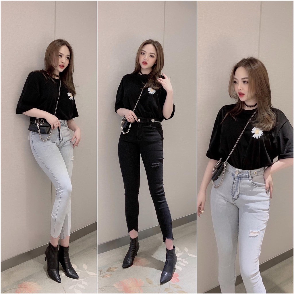BÁN SỈ QUẦN BÒ THÊU HOA CẠP