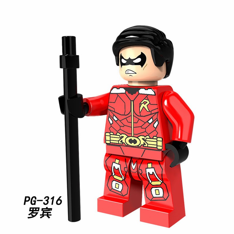 DC Bộ Đồ Chơi Xếp Hình Nhân Vật Batman Robin Harley