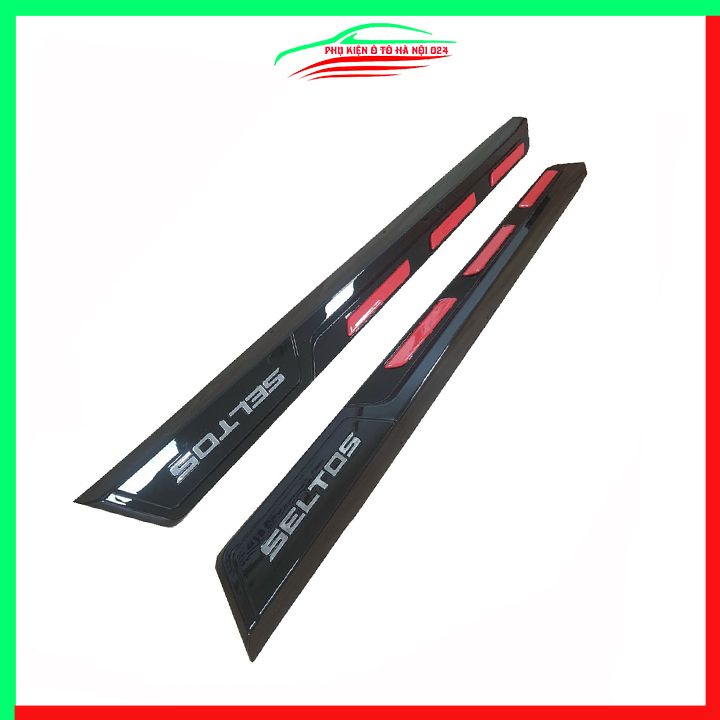 Bộ ốp nẹp sườn Seltos 2020-2022 phía dưới trang trí làm đẹp xe
