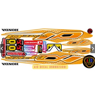 [Loại 1] Tem Rời Wave 110cc Xanh Trắng (2017-2021)- Ảnh Thật (Decal Wave) (Tem xe Wave)