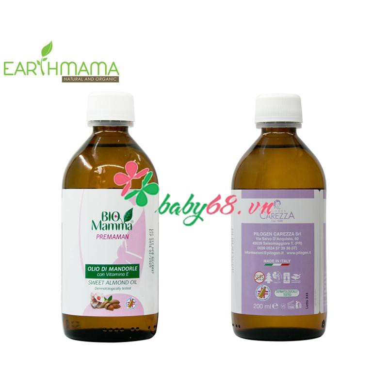 Dầu hạnh nhân Bio Mamma 200ml