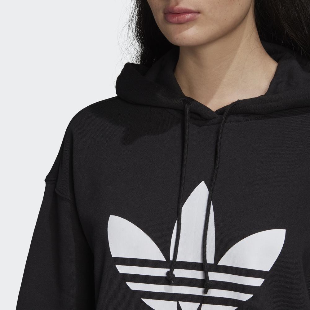 Áo Hoodie adidas ORIGINALS Nữ adidas Adicolor Trefoil Hoodie Màu đen FM3307 | BigBuy360 - bigbuy360.vn