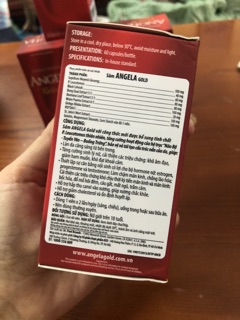 ✅Sâm Angela Gold 60 viên [Chính hãng]