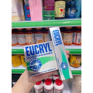 Combo kem đánh răng và bột làm trắng răng Eucryl