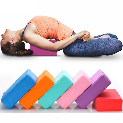 Gối Tập Yoga,Gạch Tập Yoga Chống Trơn Trượt PVC (Hàng Loại I)