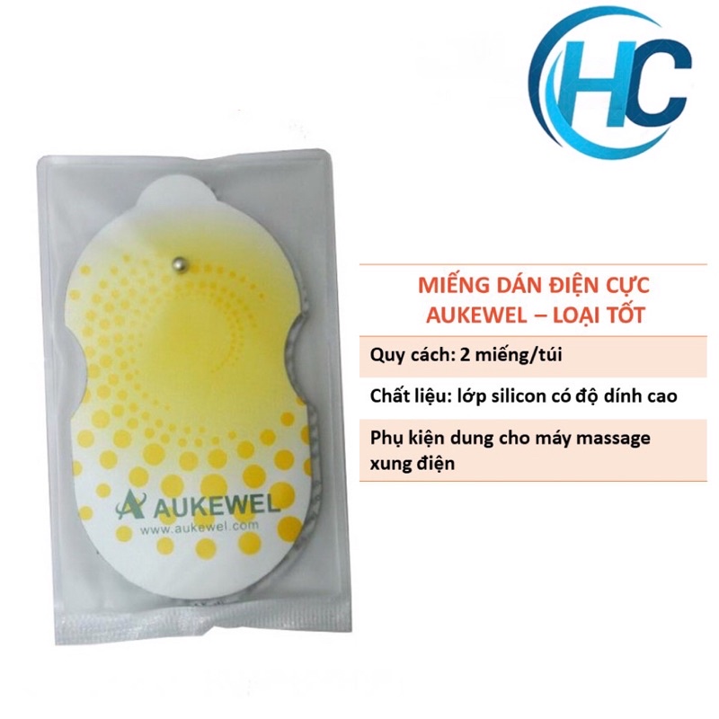 Cặp miếng dán massage xung điện AKUWELL