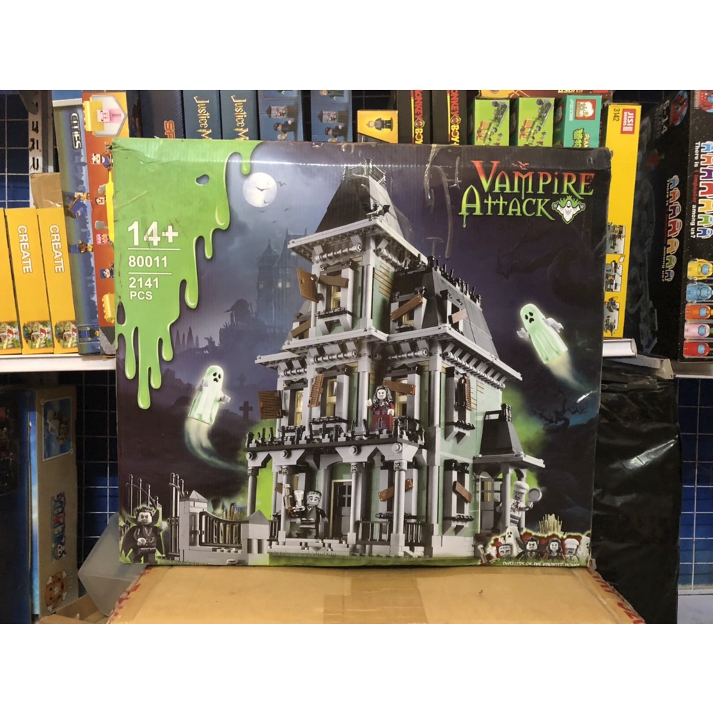 Xếp Hình Ngôi Nhà Ma Quái Monster Leji 80011