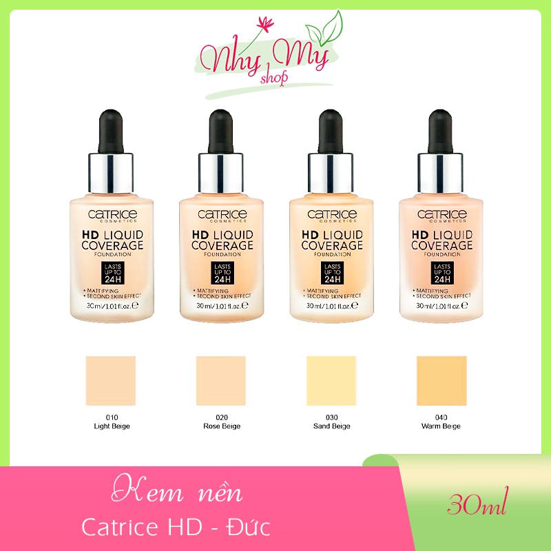 RẻChấtKem nền CATRICE HD Liquid🇩🇪🇩🇪🇩🇪 Coverage