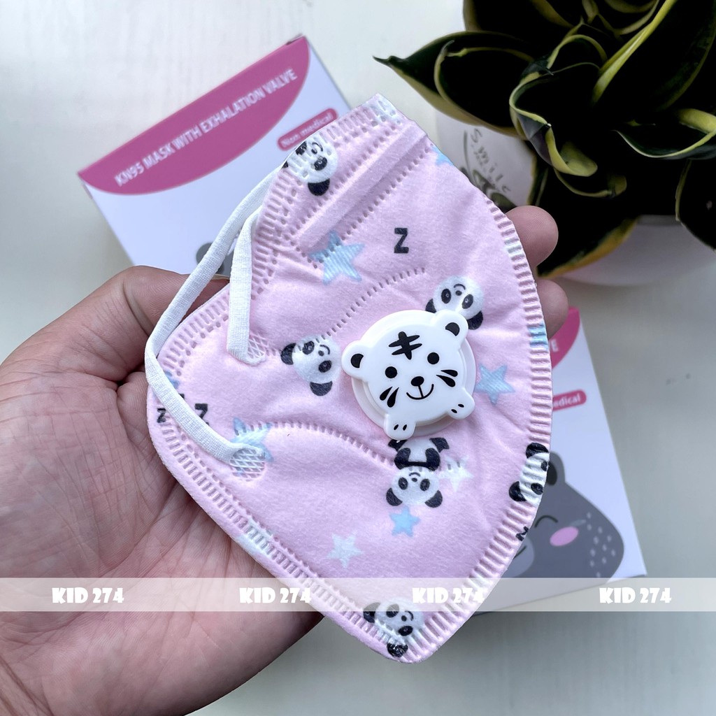 [Hộp 10c] Khẩu trang N95 - KN95 cho trẻ em có van thở 5 lớp chống bụi mịn PM2.5, khẩu trang y tế cho trẻ em kháng khuẩn | BigBuy360 - bigbuy360.vn