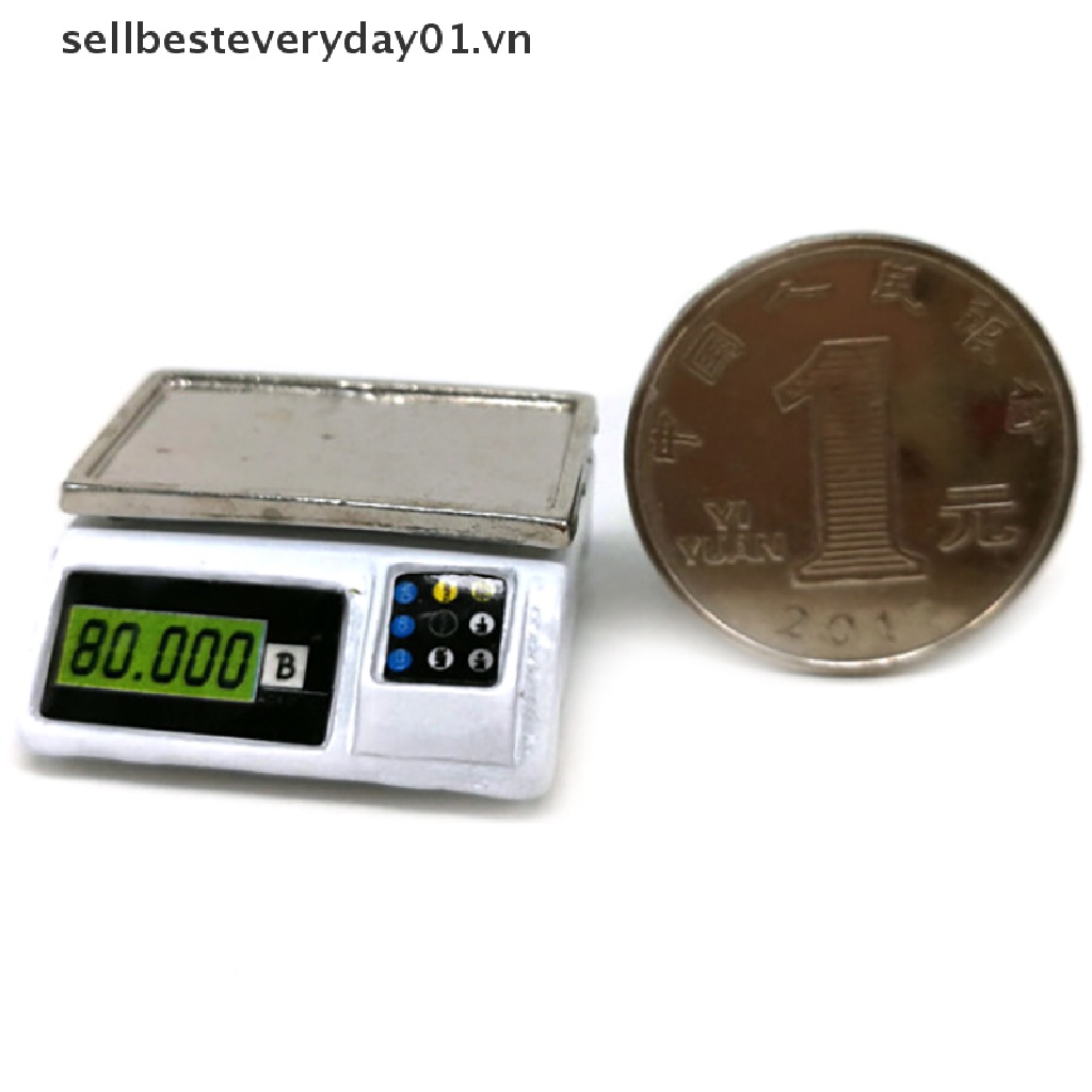 Cân Điện Tử Mini Tỉ Lệ 1: 12 Trang Trí Nhà Búp Bê