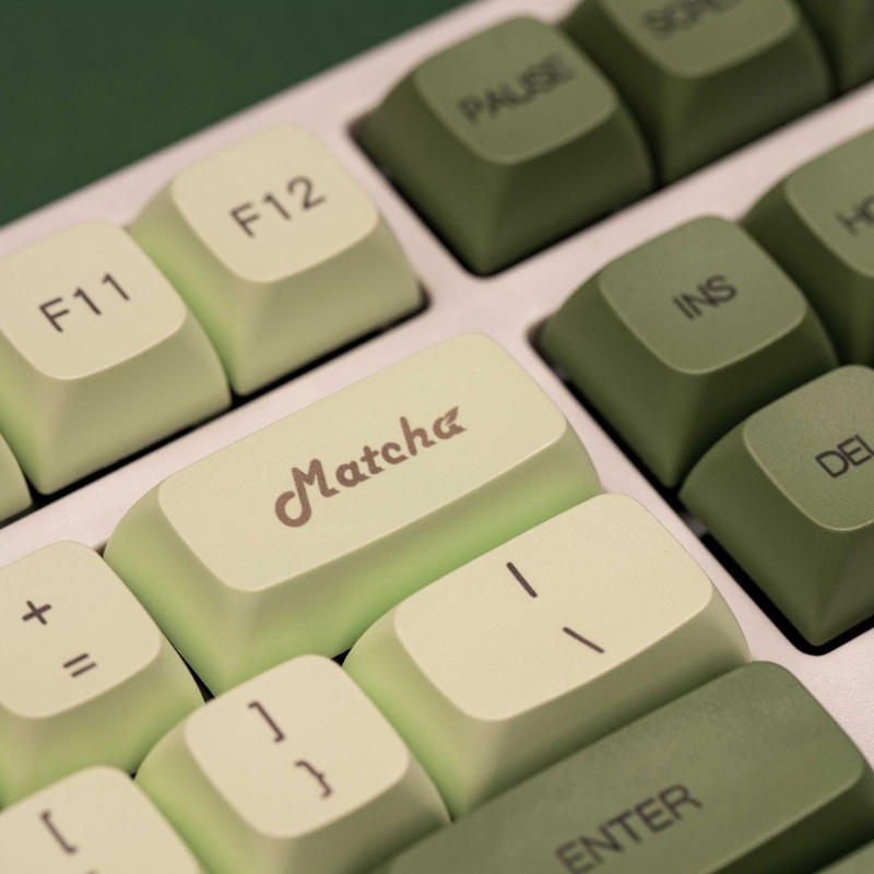 Bộ 124 Phím Màu Xanh Matcha Tùy Chỉnh Cho Cherry MX