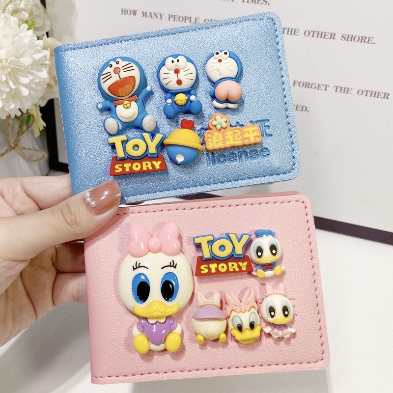 Ví da nữ đựng bằng lái xe 2 trong 1 thiết kế hoạt hình đáng yêu sáng tạo