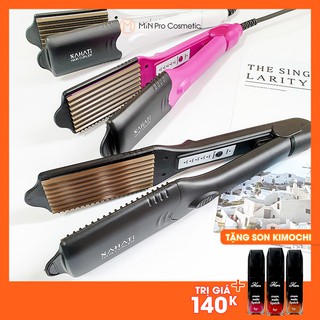 Máy bấm duỗi tóc chỉnh nhiệt Sahati 4in1 thay lưỡi dễ dàng