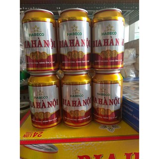 5 lon bia hà nội 330ml