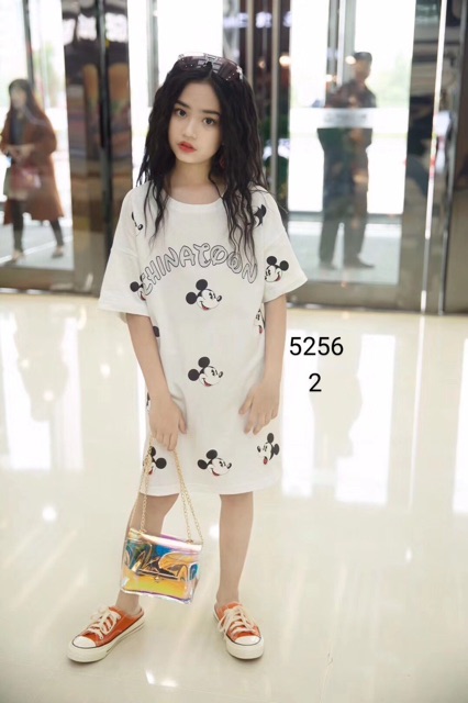 Váy cotton Mickey