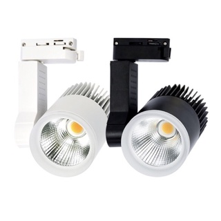 Đèn rọi ray , đèn led cob 7w 12w 20w 30ww vỏ trắng , vỏ đen - anh sáng trắng , vàng , trung tín