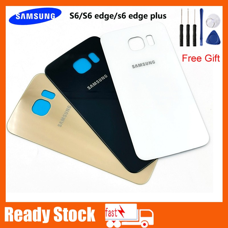 Nắp Lưng Điện Thoại Bằng Kính Thay Thế Cho Samsung Galaxy S6 G920 S6 Edge G925 S6 Edge Plus G928