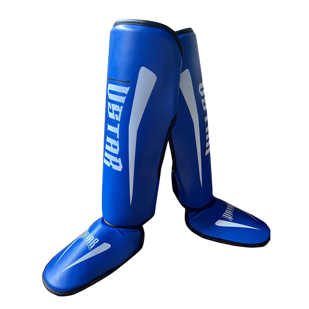 Giáp Chân bảo hộ chân ống chân MU bàn chân boxing cao cấp VStar có giá sỉ tốt cho phòng võ và HLV giáp có nhiều màu Size