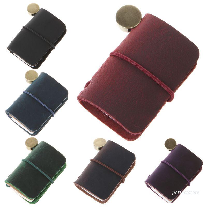Sổ tay bìa da handmade mini thiết kế nhỏ gọn tiện dụng cho nam và nữ