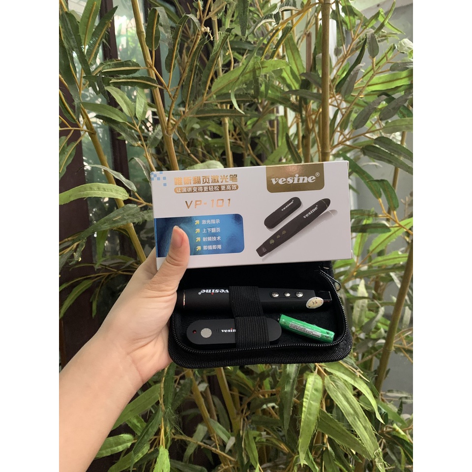 Combo Bút trình chiếu Vesine VP101 + Que chỉ bảng