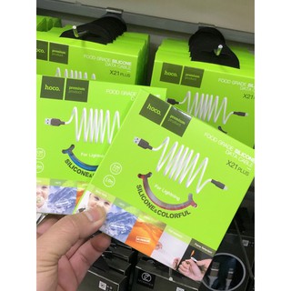 Cáp Sạc Hoco X21PLUS Dây Silicon Chống Đứt , Chống Gãy { Bảo hành 12 tháng lỗi 1 đổi 1 do nhà sảm xuất }