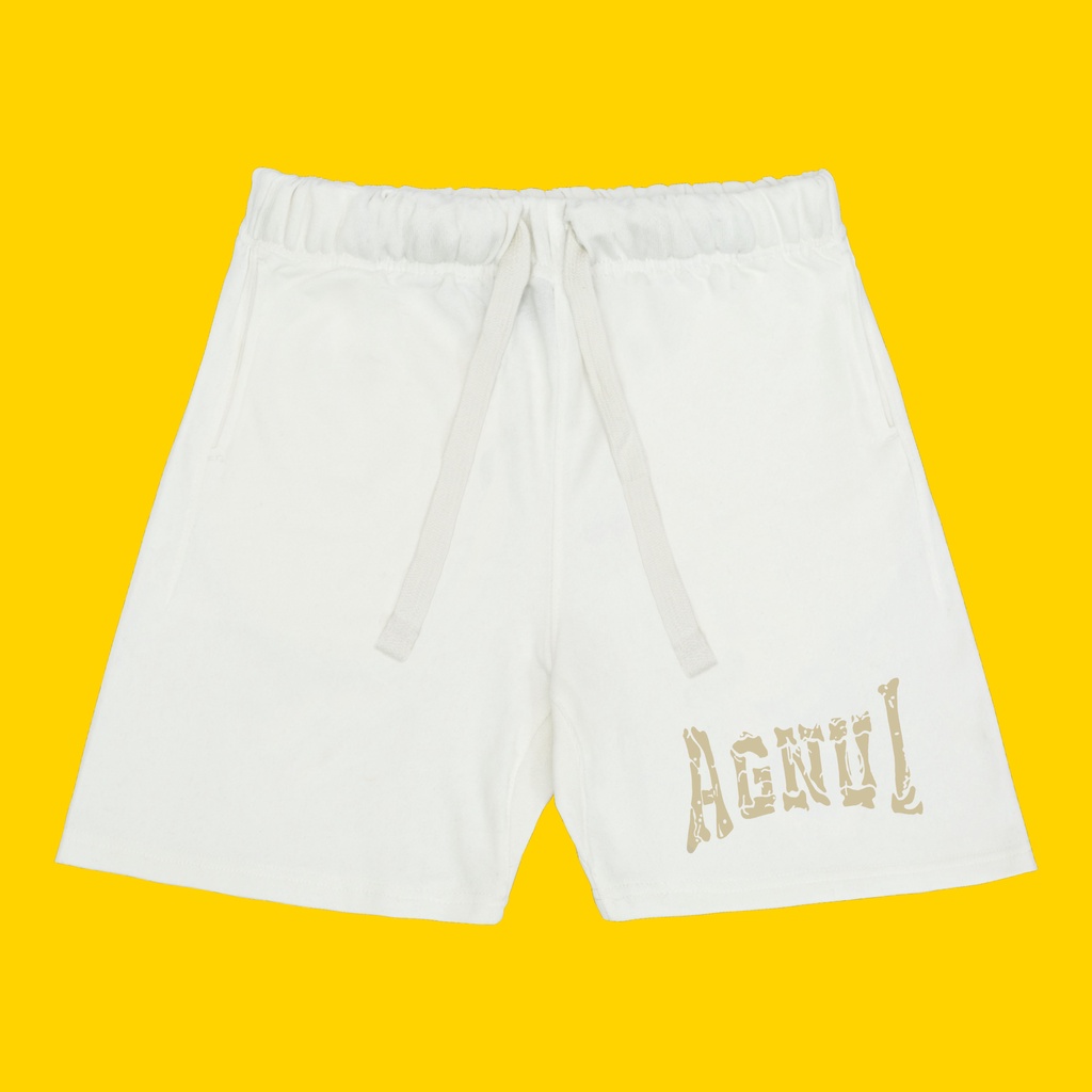 Quần short Agnul nỉ da cá Yggenz shop , quần short unisex nam nữ chất liệu cotton