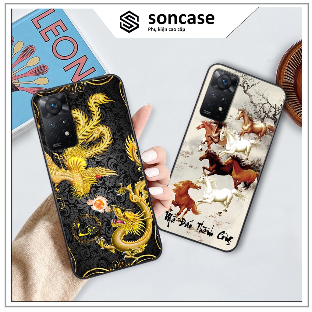 Ốp Xiaomi Redmi Note 11 4G / Note 11S / Note 11 Pro 5G in hình tài lộc,mã đáo ốp lưng cao cấp chất lượng