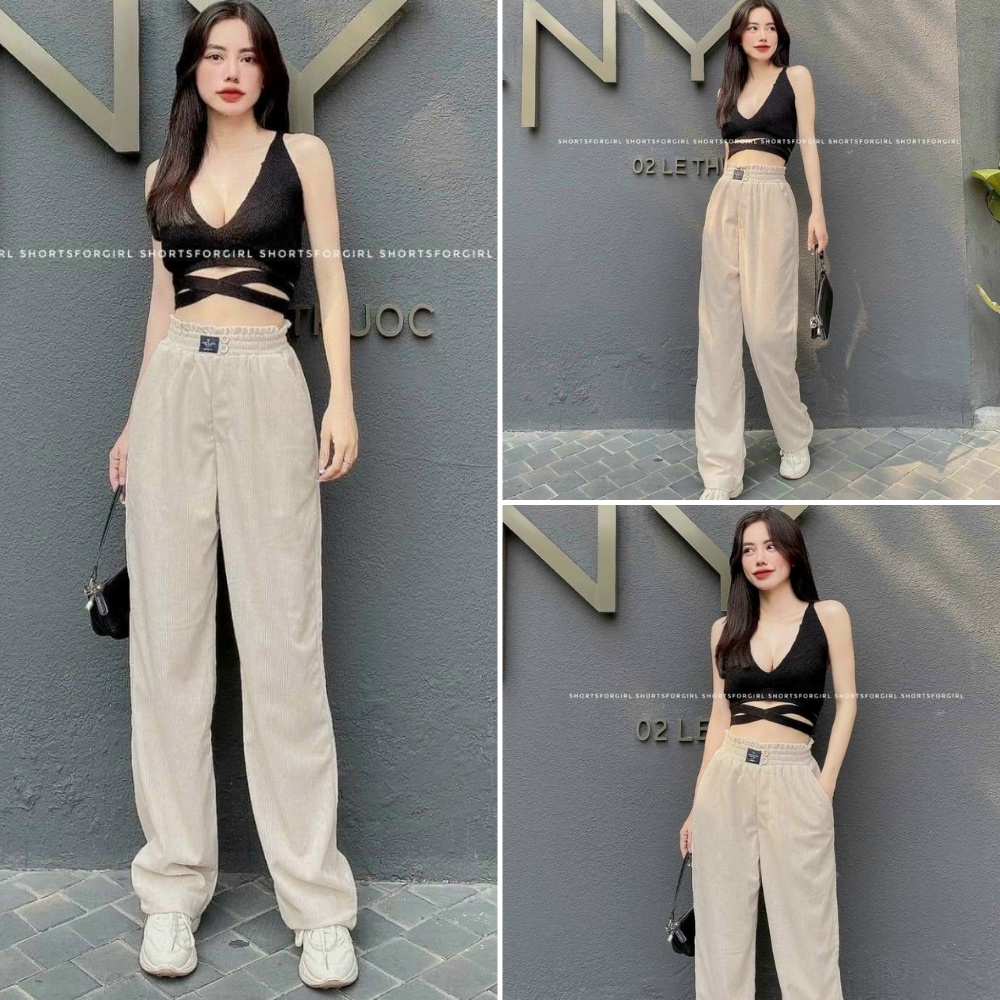 Quần jocker nữ, quần nữ ống túm freesize