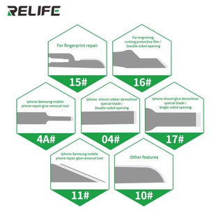Bộ dao kỹ thuật RL-101B cán 2 đầu kèm 7 lưỡi