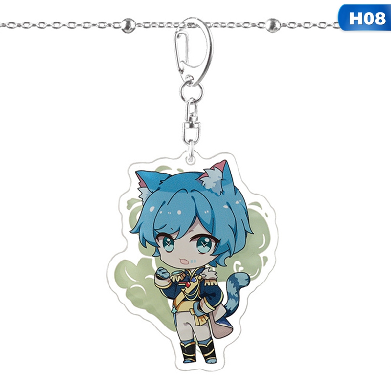 flowersqueen Móc Khóa Kim Loại Hình Nhân Vật Hoạt Hình Nhật Bản Dễ Thương