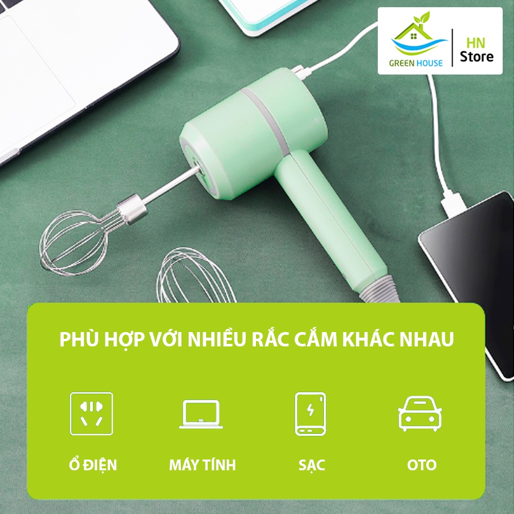 [Mã BMBAU50 giảm 7% đơn 150K] Máy Đánh Trứng Cầm Tay Đa Năng 3 Trong 1 G-HOUSE