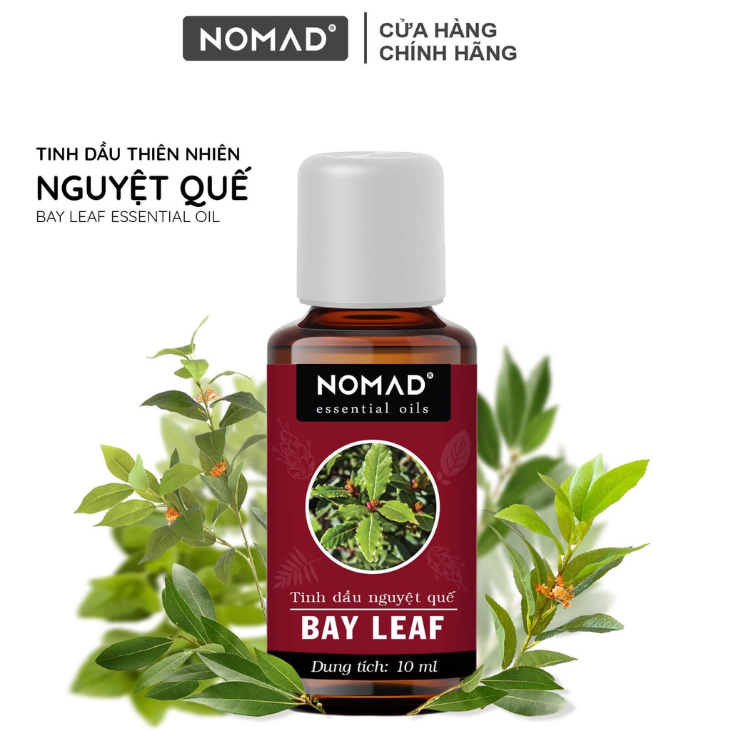 Tinh Dầu Thiên Nhiên Nguyệt Quế Nomad Bay Leaf Essential Oil 10/30ml