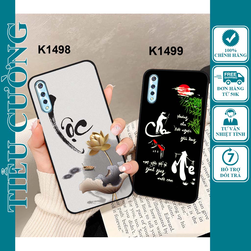Ốp Vivo S1 / S1 Pro in hình thư pháp vợ chồng ,lộc, nhẫn rẻ bền đẹp