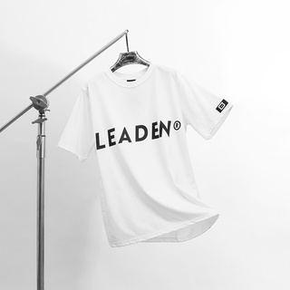 Áo thun ngắn tay leaden basic logo tee / màu trắng | 100% cotton chính phẩm