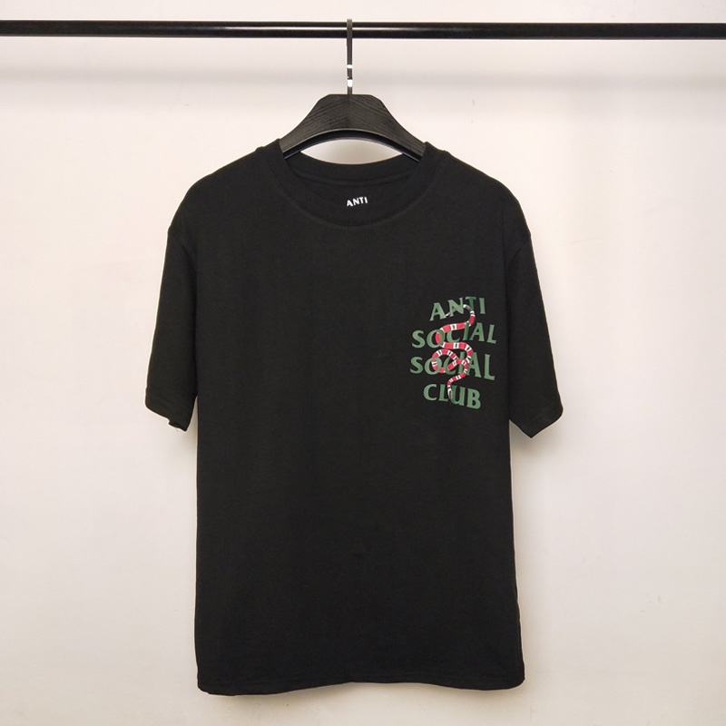 Áo Thun Tay Ngắn In Chữ Anti Social Social Club life ASSC Đẹp Mắt Cho Cặp Đôi