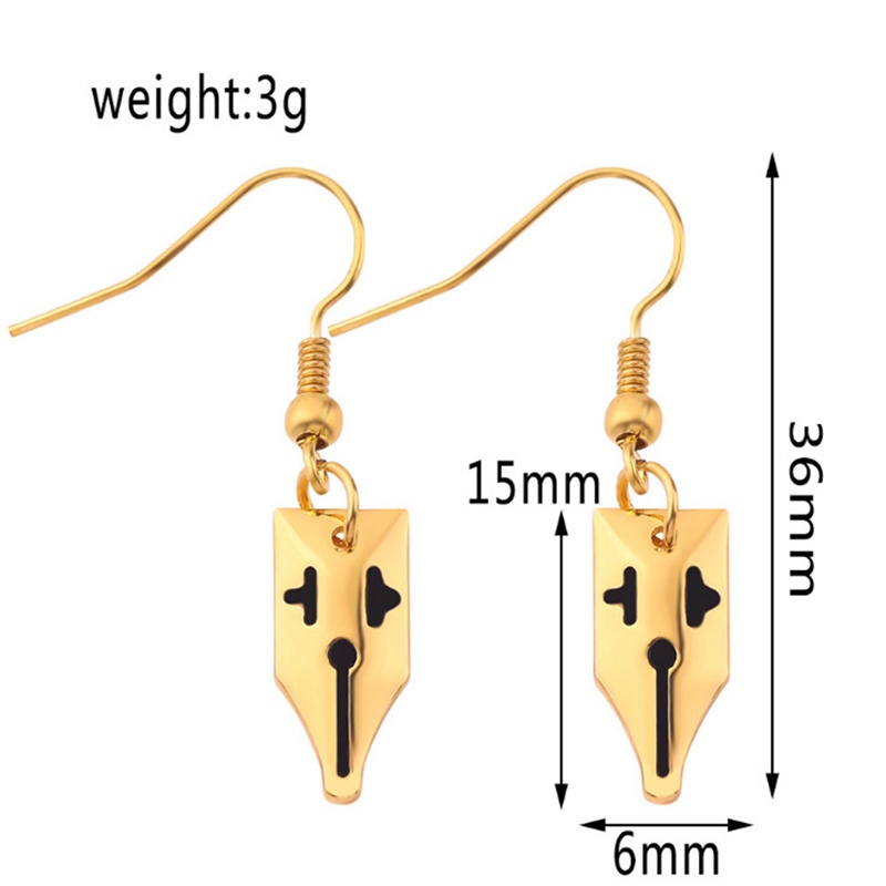 Khuyên Tai Kim Loại Họa Tiết Anime JoJo's Bizarre Adventure