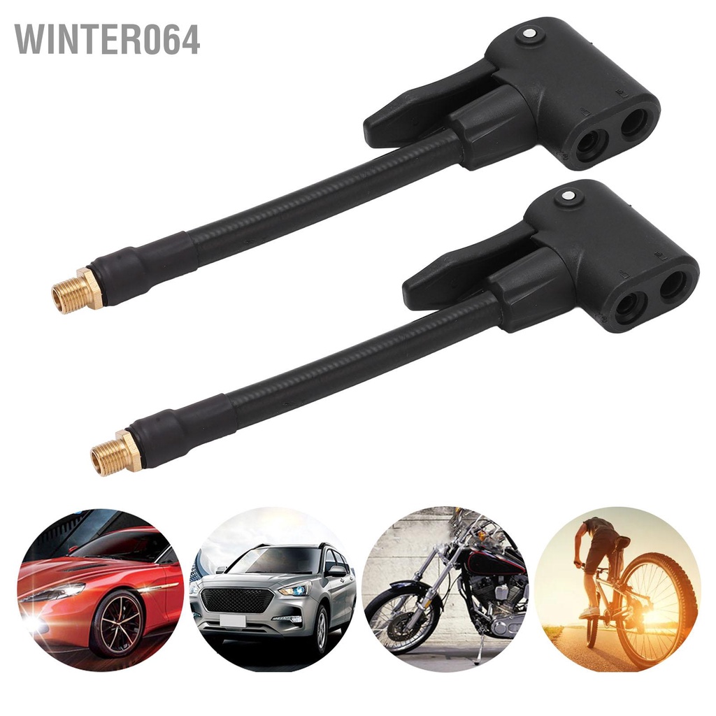 Xe hơi Lốp xe máy Bộ chuyển đổi Van Bơm Vòi phun Đầu nối Chủ đề cho Ô tô đạp Winter064