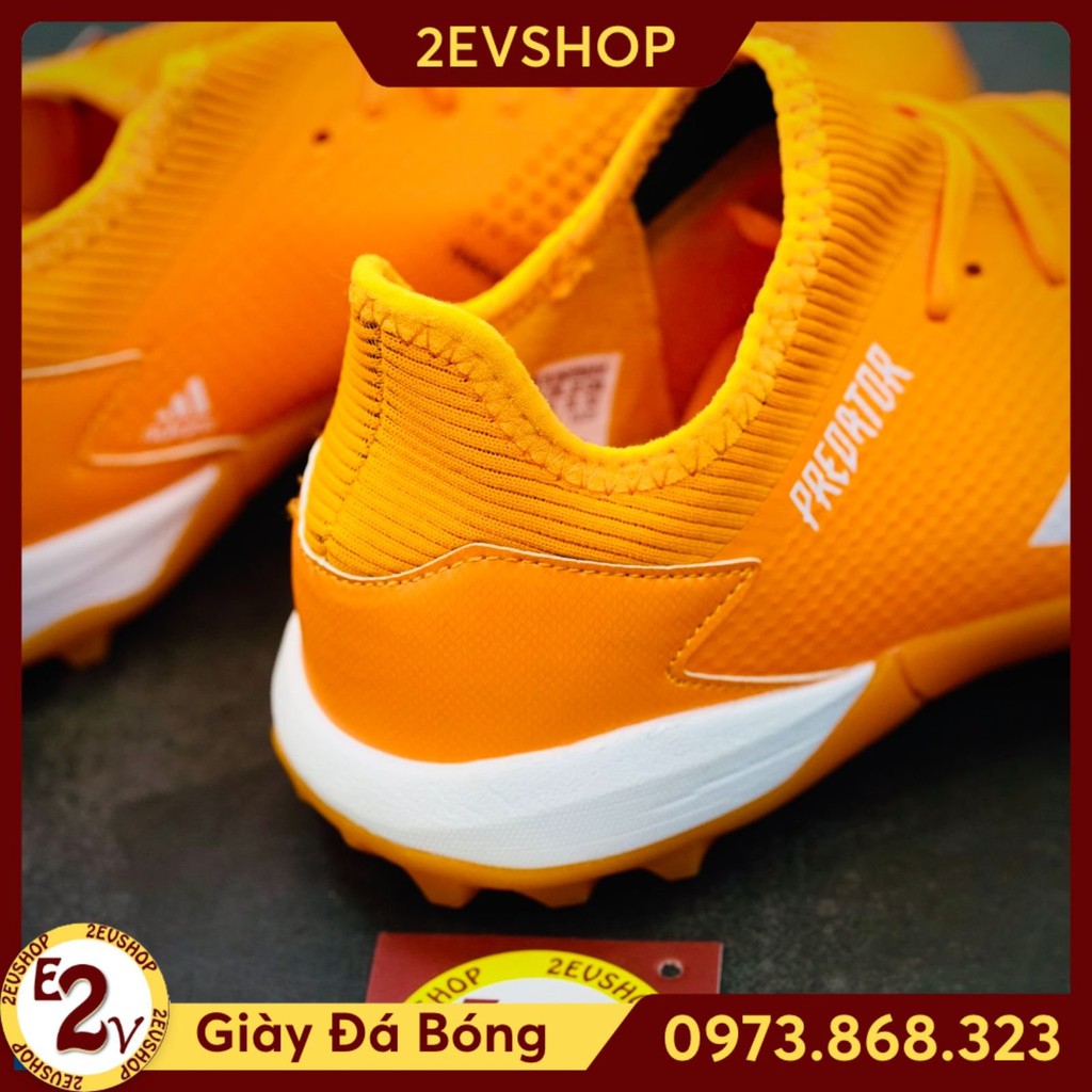 Giày đá bóng thể thao nam 𝐏𝐫𝐞𝐝𝐚𝐭𝐨𝐫 𝟐𝟎𝟐𝟎 Cam đế mềm, giày đá banh cỏ nhân tạo cao cấp - 2EVSHOP