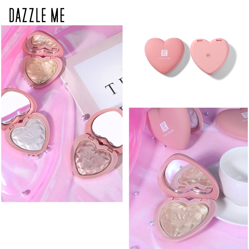 Bảng Phấn Bắt Sáng Dazzle Me Kiểu Kim Cương Thiết Kế Vỏ Trái Tim Xinh Xắn 59g