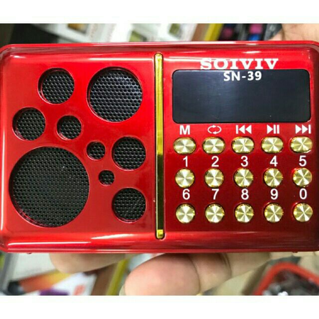 Loa nghe pháp USB, Thẻ nhớ, FM, SOIVIV SN39