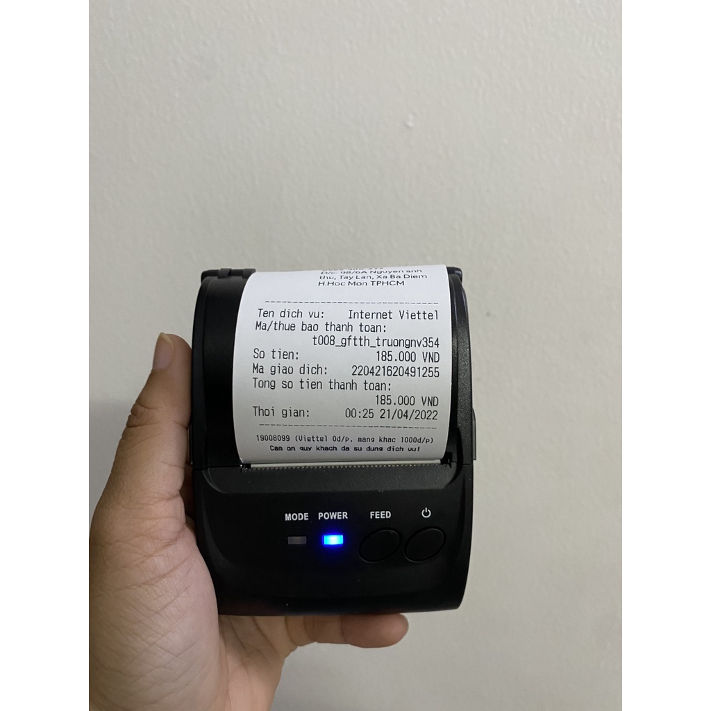 Máy in hóa đơn Bluetooth POS RI-5802DD