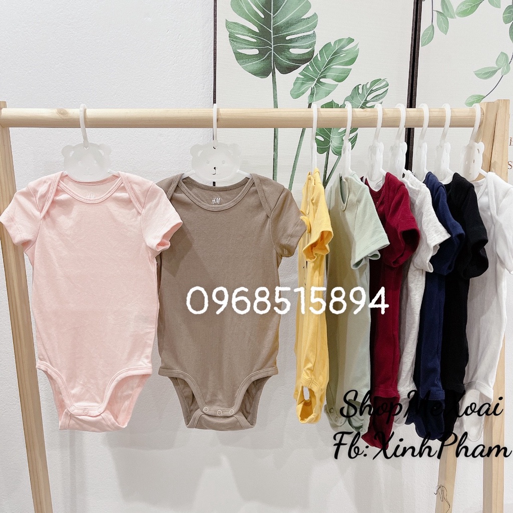 [Size 3-4y 14-16kg] BODYSUIT HM CỘC TAY XUẤT DƯ XIN CHO BÉ TRAI/BÉ GÁI