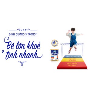 Sữa bột Dielac Alpha 4 lon 900g (2 - 6 tuổi)